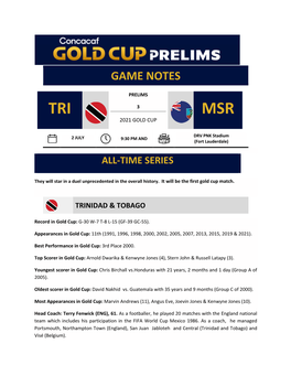 Tri 3 Msr 2021 Gold Cup