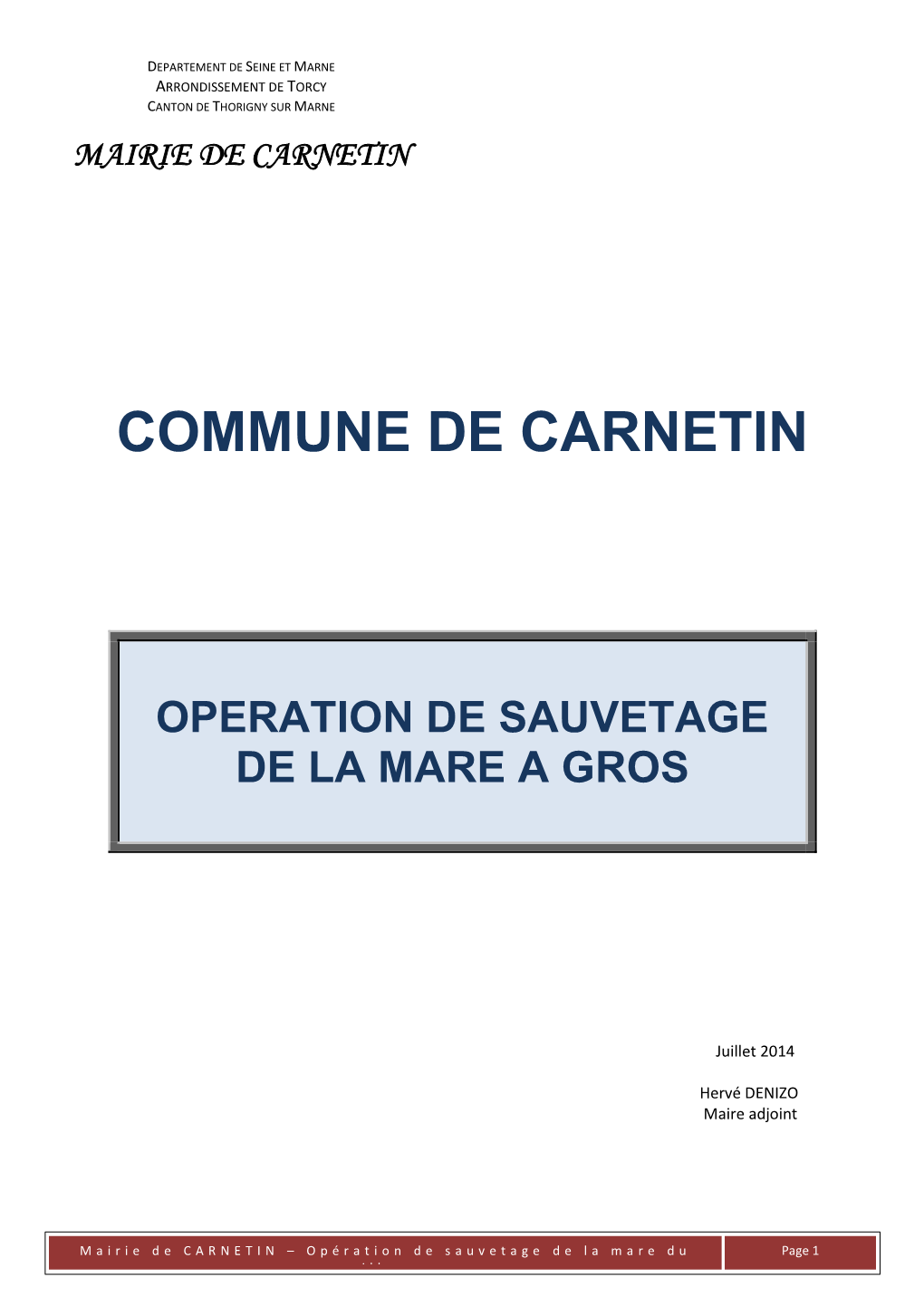 Commune De Carnetin