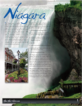 The Niagara Area Is a Superb Destination for a Short and Easy