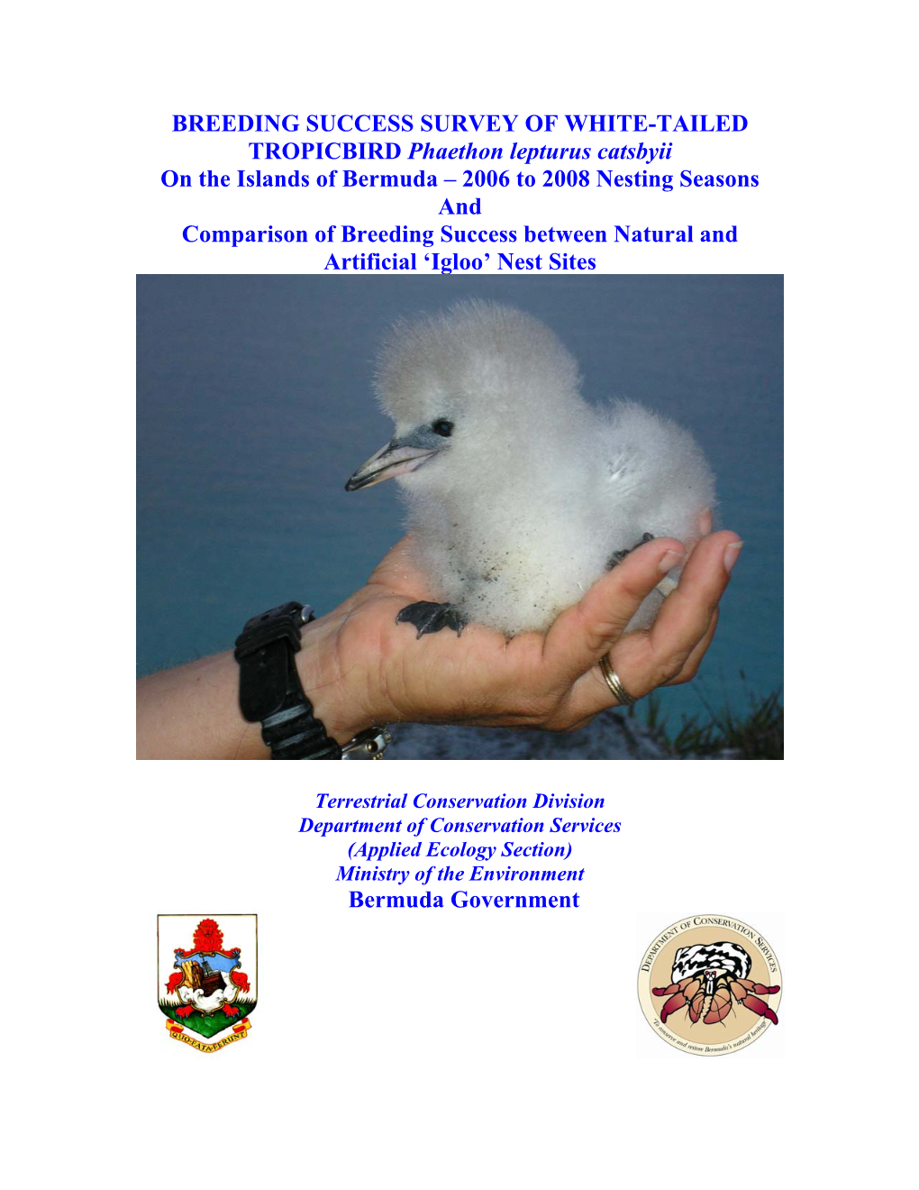 Growth Records for Tropicbird Chicks