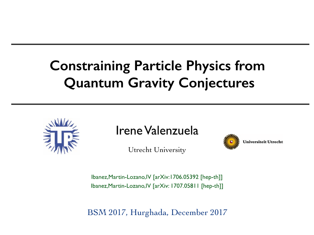 Constraining Particle Physics from Quantum Gravity Conjectures