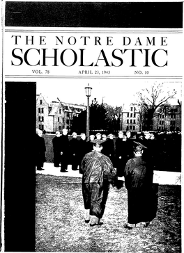 The Notre Dam E Scholastic Vol