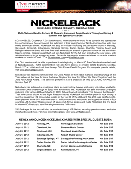 NICKELBACK EXTENDS 2012 NORTH AMERICAN TOUR Final 3 7