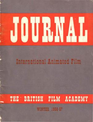 Journal: International Animated Film, Winter 1956-57