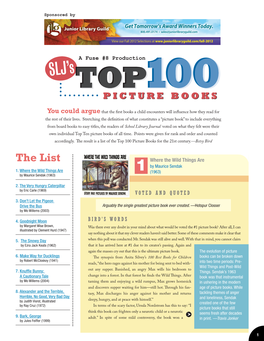 School Library Journal Top 100 Picture Books