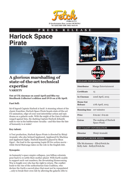 Harlock Space Pirate