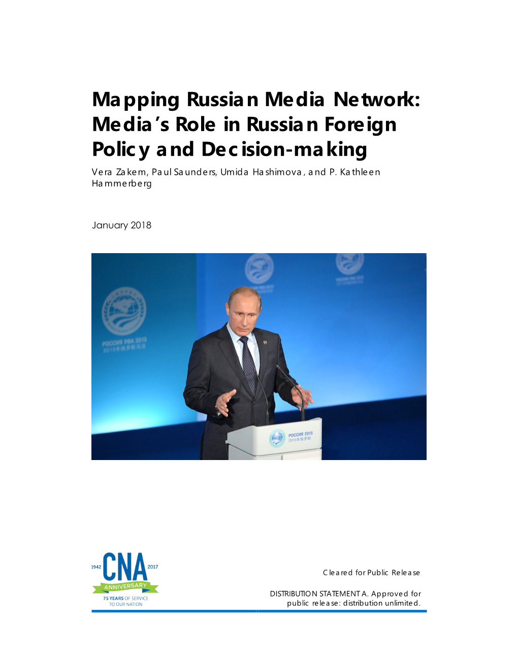 Media's Role in Russian Foreign Policy and Decision-Making