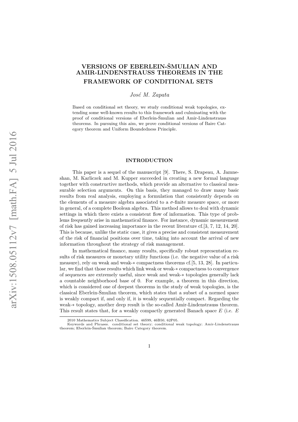 On Conditional Weak-Star Compactness