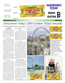 Golden Ticket Issue 2001