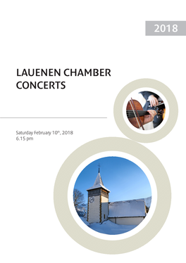 Lauenen Chamber Concerts 2018