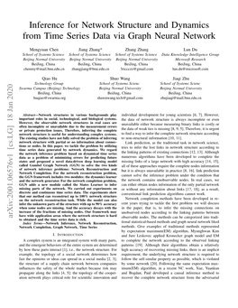 Inference for Network Structure and Dynamics from Time Series Data Via Graph Neural Network