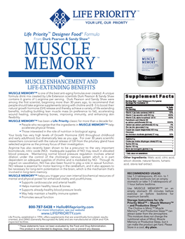 MUSCLE MEMORY™ Is One of the Best Anti-Aging Formulas Ever Created