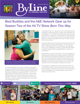 Best Buddies and the A&E Network Gear up for Season Two of the Hit