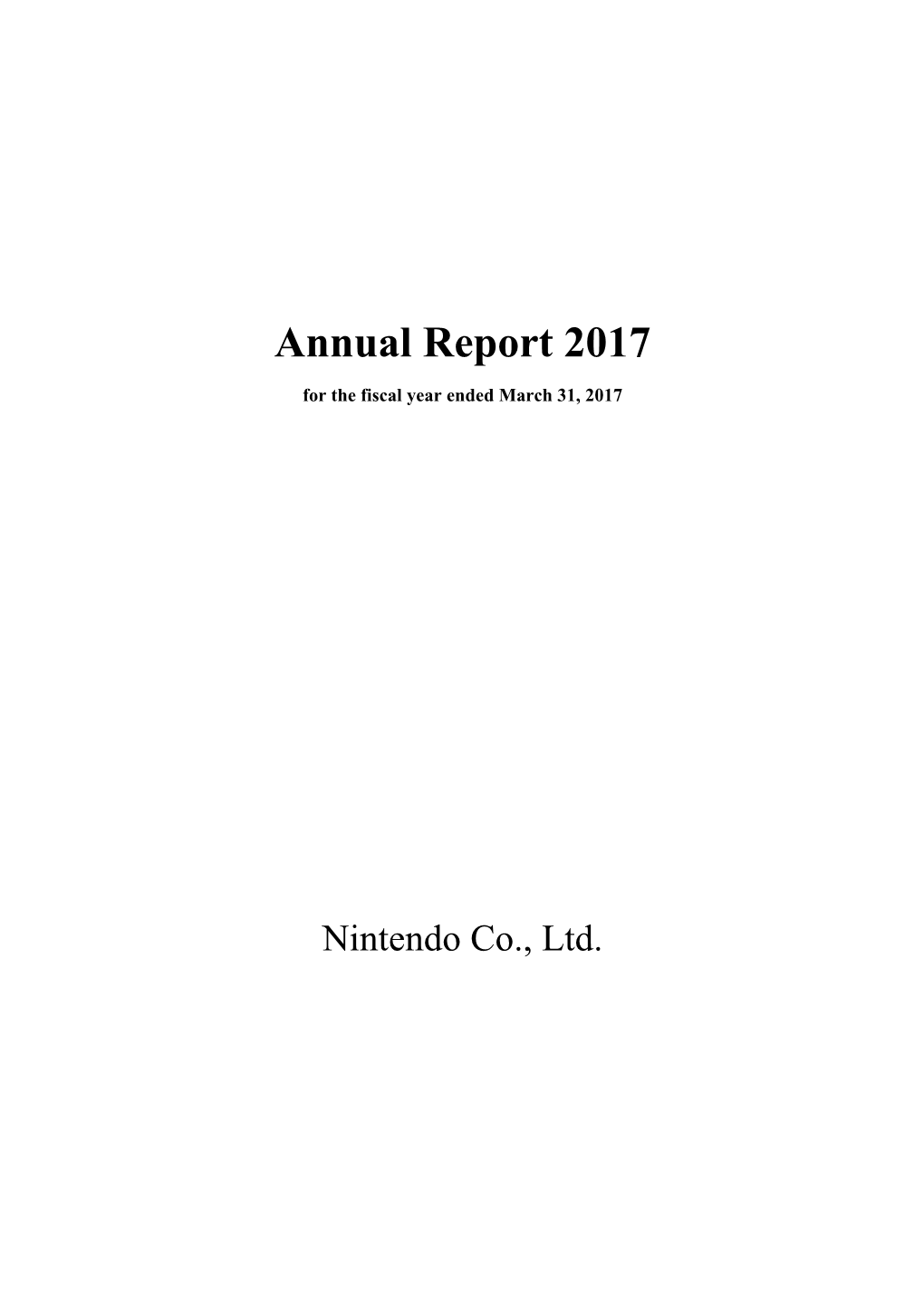 Annual Report 2017