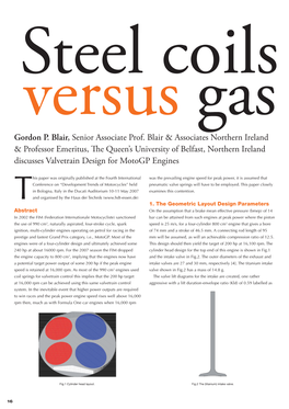 Steel Coils Versus Gas Gordon P