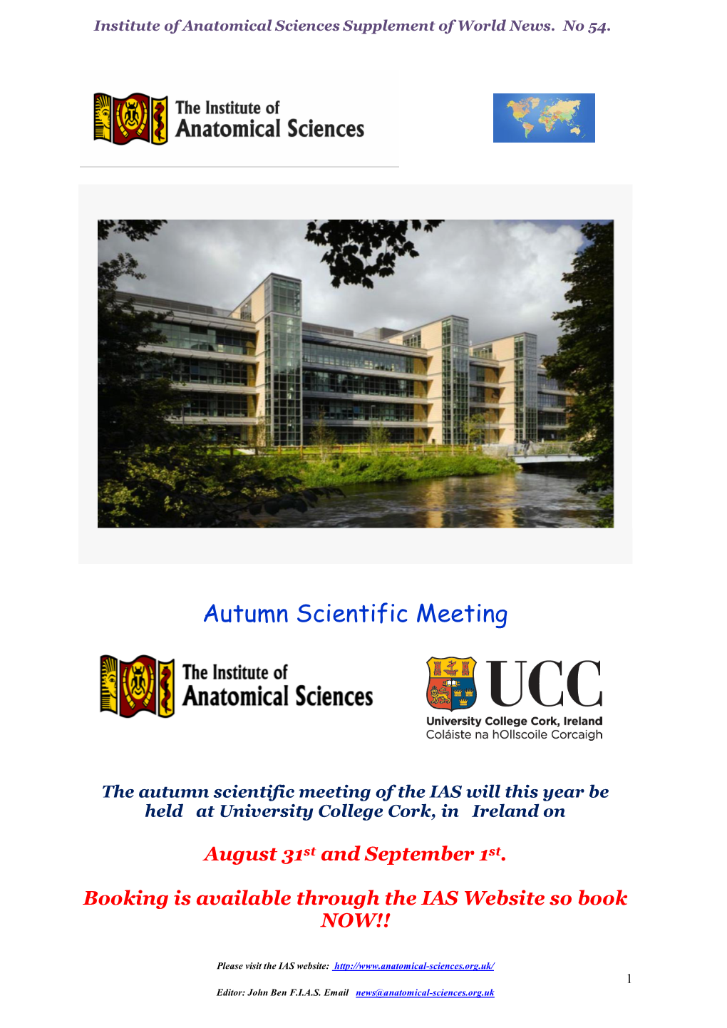 Autumn Scientific Meeting