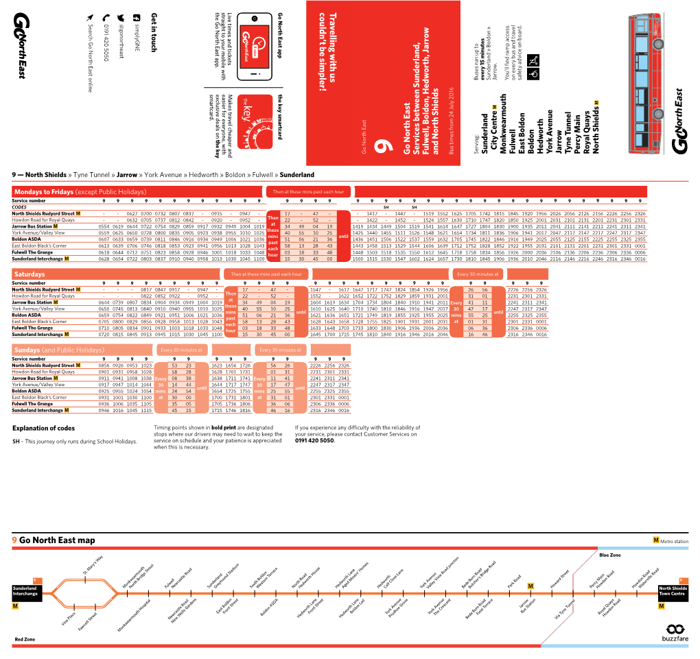 9 Go North East Map Travelling with Uscouldn't Be Simpler!