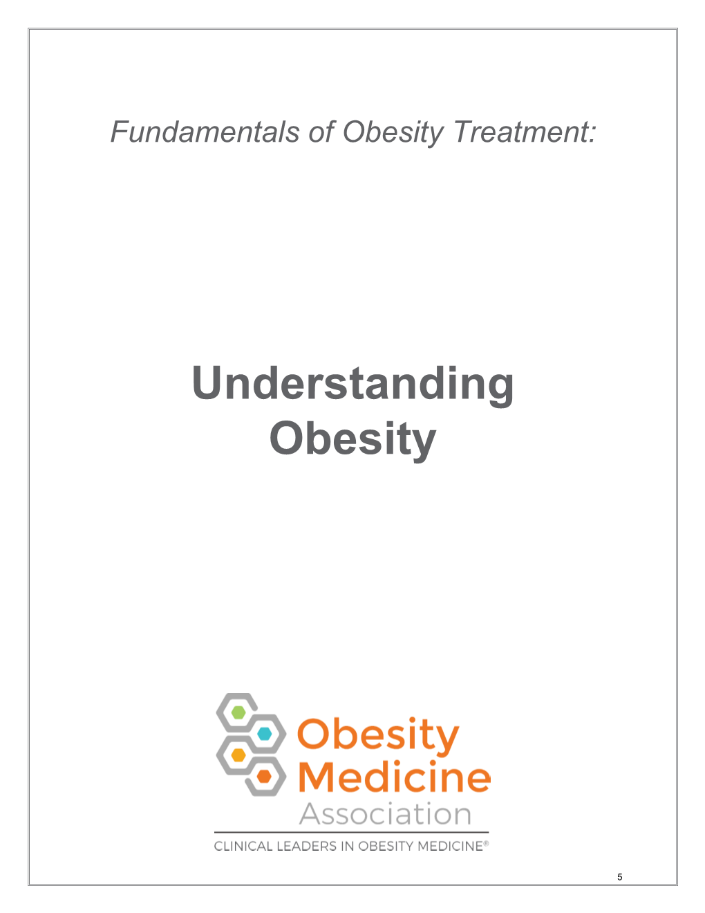 Understanding Obesity