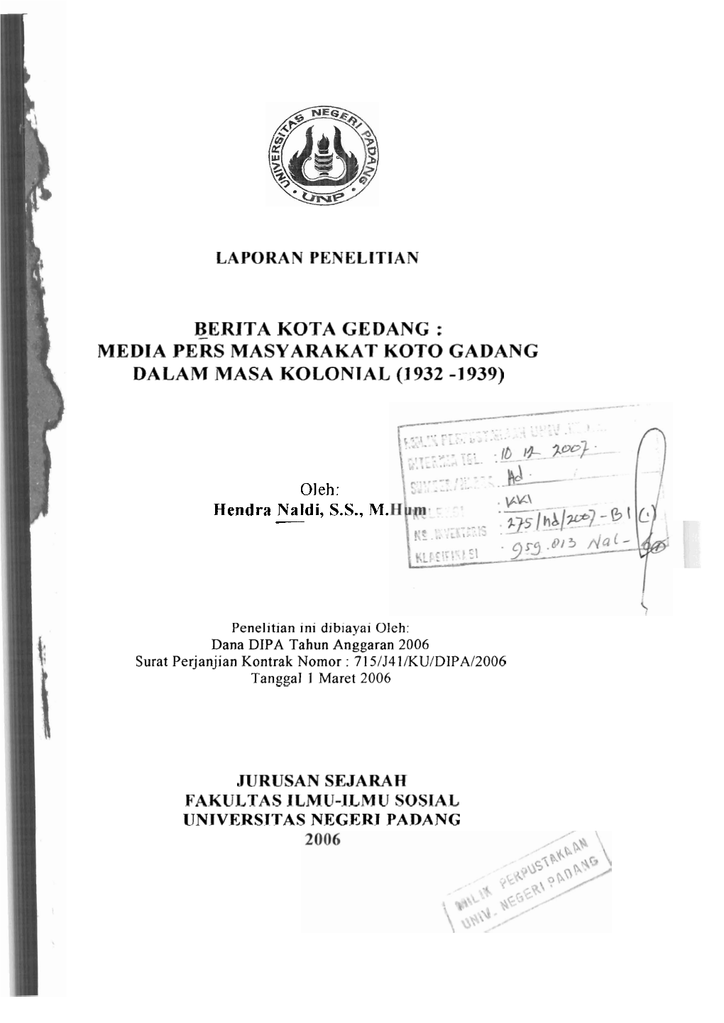 Berita Kota Gedang : Dalam Masa Kolontal (1 932 -1 939)