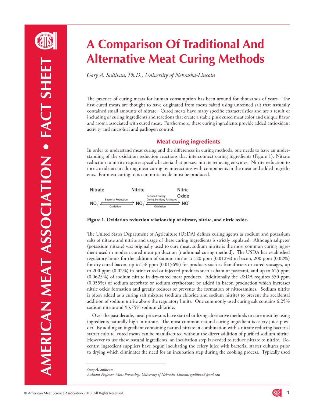 This Fact Sheet Discusses “A Comparison of Traditional And