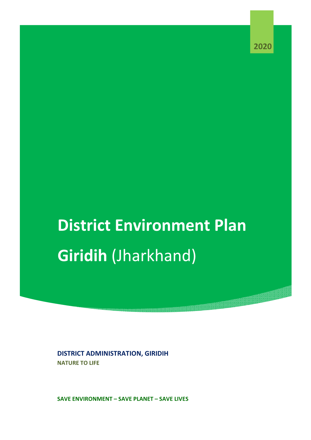District Environment Plan Giridih (Jharkhand)