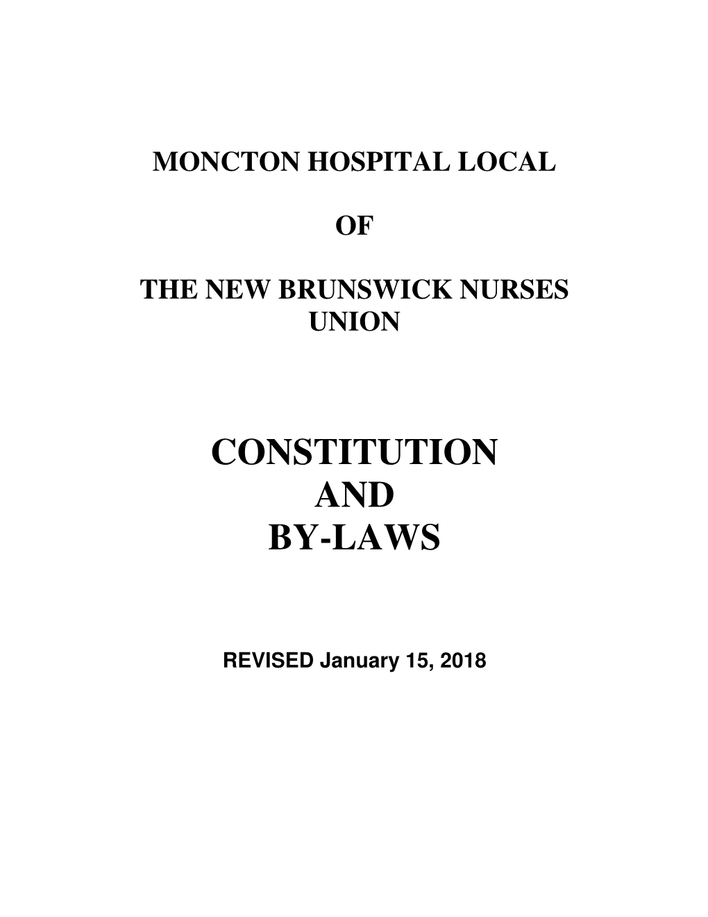 Moncton Hospital Local