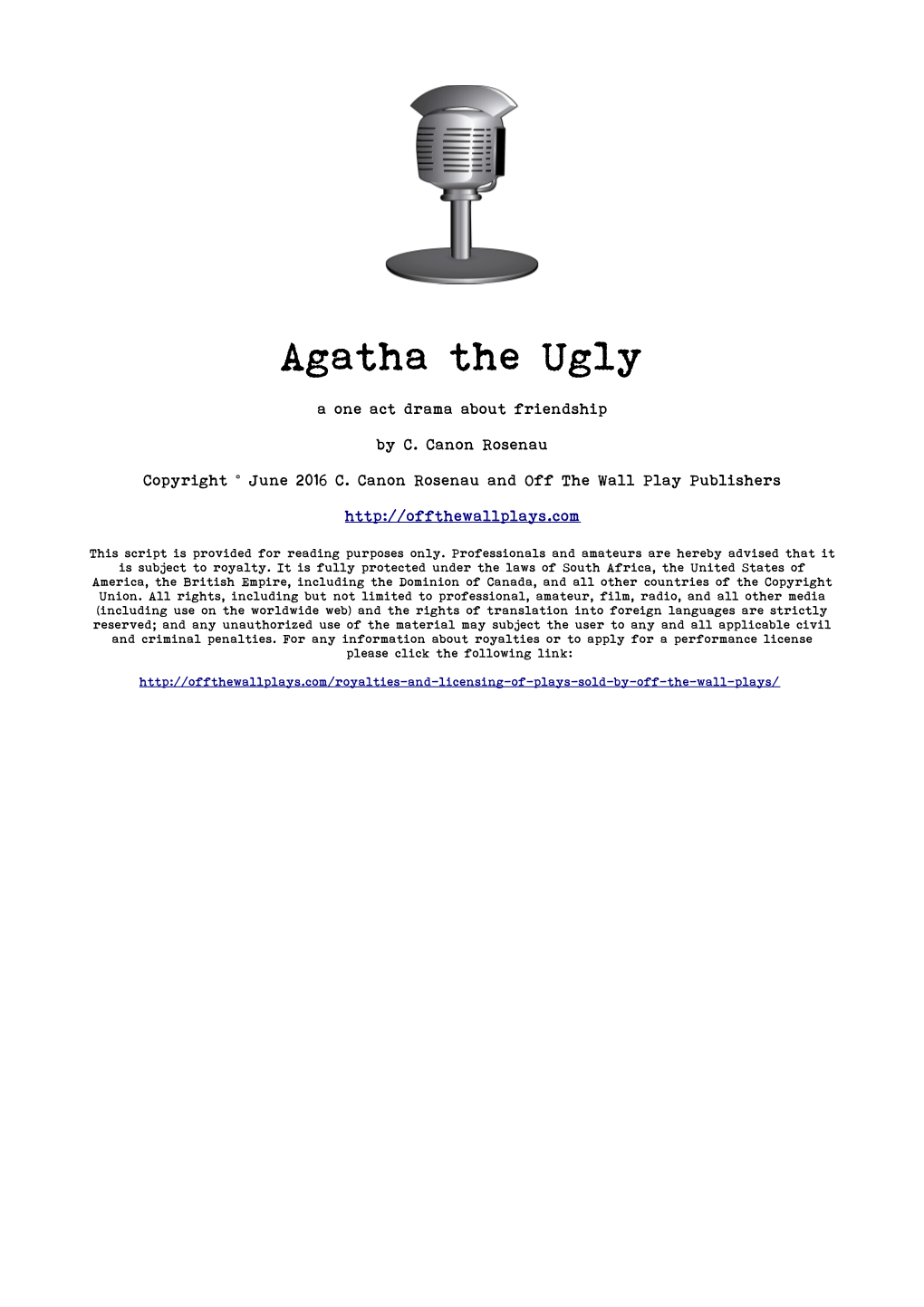 Agatha the Ugly