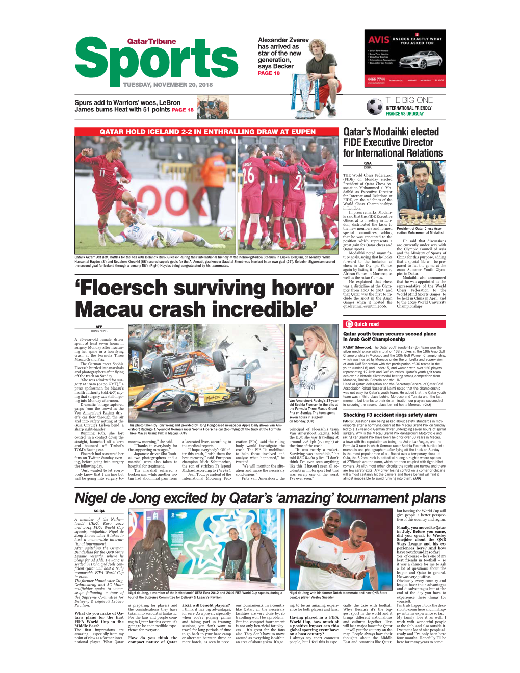 'Floersch Surviving Horror Macau Crash Incredible'