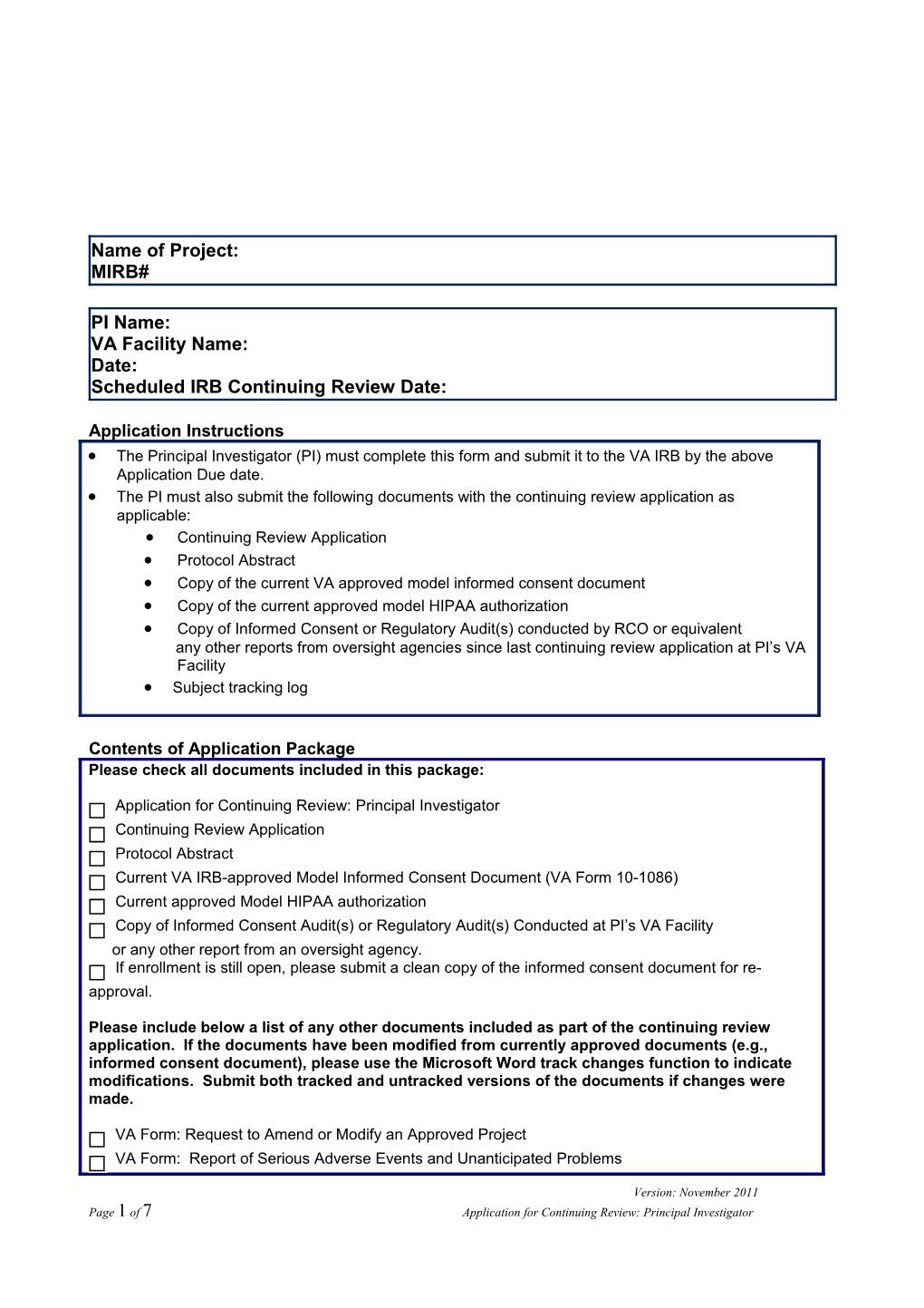 VA Central IRB Forms s1