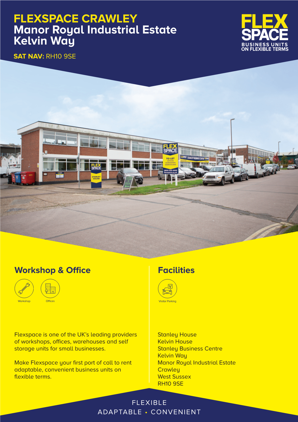 FLEXSPACE CRAWLEY Manor Royal Industrial Estate Kelvin