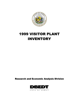 1999 Visitor Plant Inventory