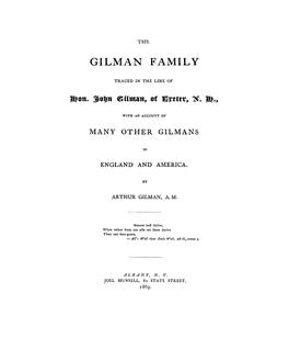 Gilman Family