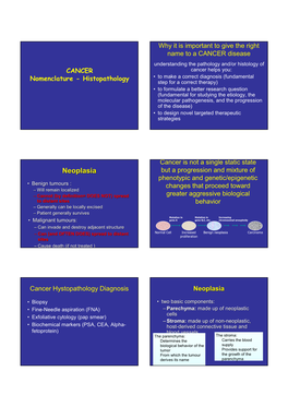 2. Cancer NOMENCLATURE HYSTOPATHOLOGY-STUDENTS