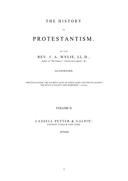The History of Protestantism, Volume 2, Book