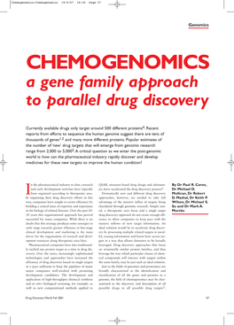 Chemogenomics:Chemogenomics 19/4/07 16:30 Page 57