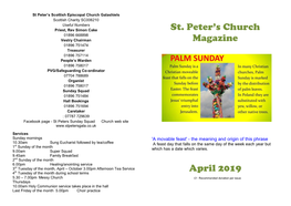 St. Peter's Church Magazine April 2019