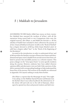 5 | Makkah to Jerusalem