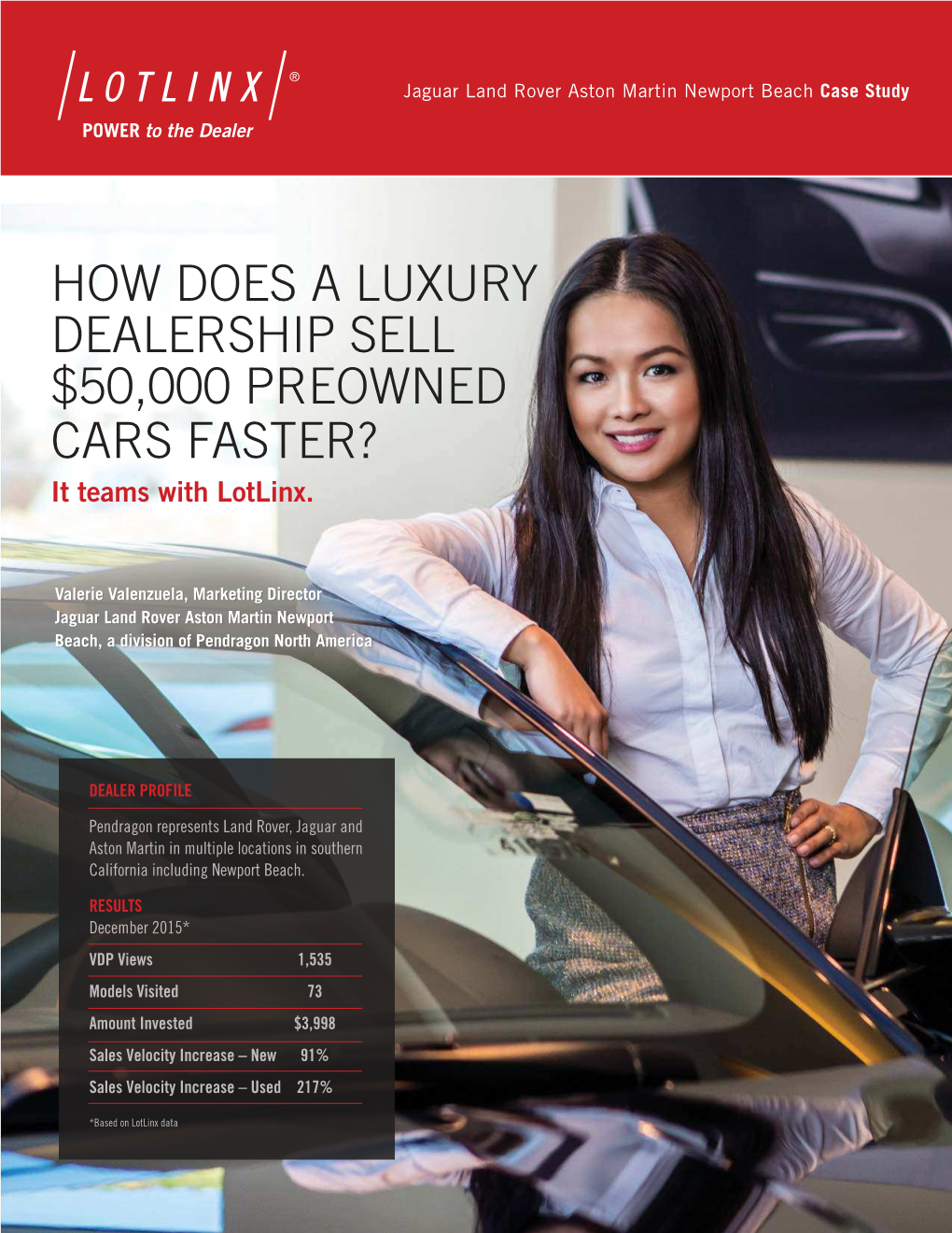 HOW DOES a LUXURY DEALERSHIP SELL $50,000 PREOWNED CARS FASTER? It Teams with Lotlinx