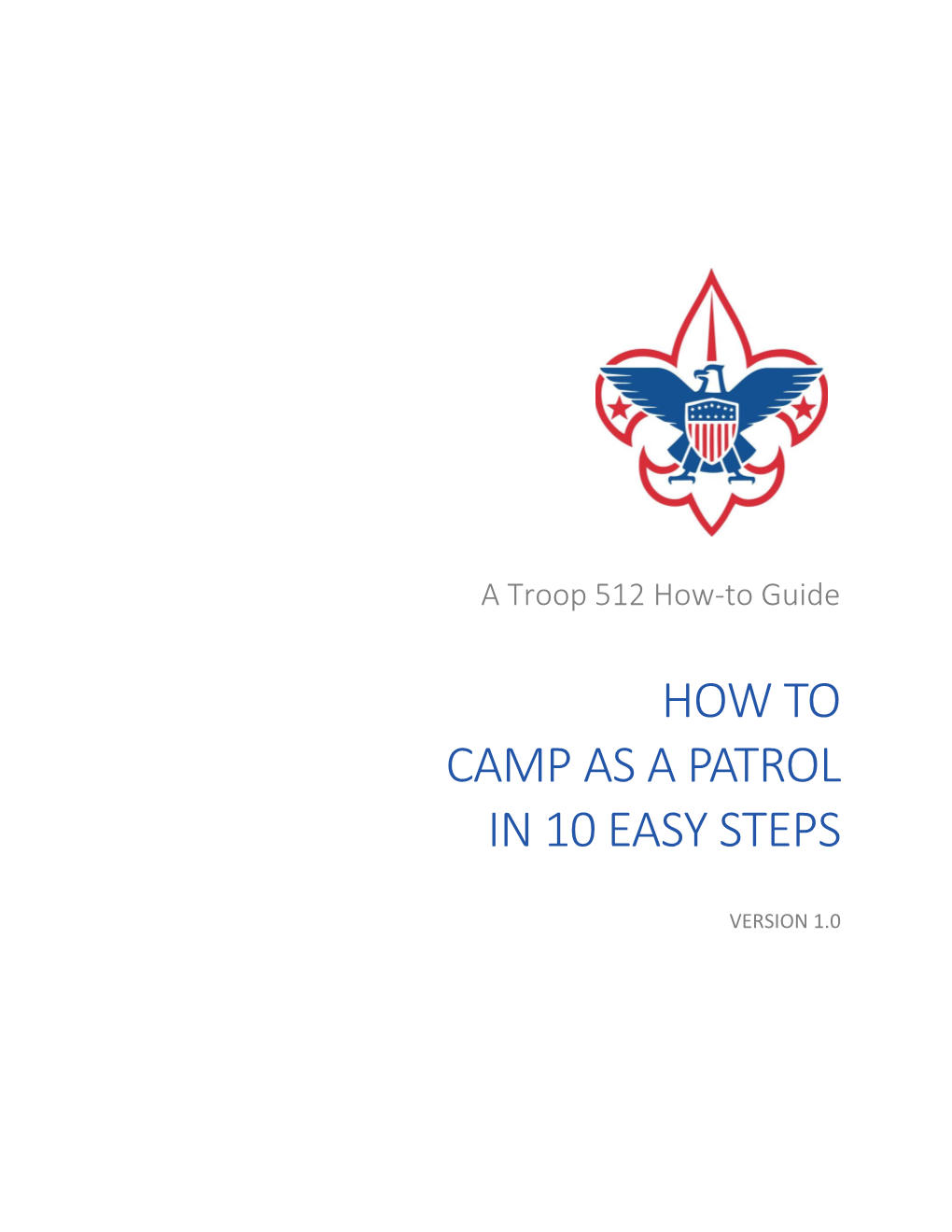 How to Camp As a Patrol in 10 Easy Steps