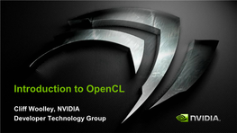 Opencl on The