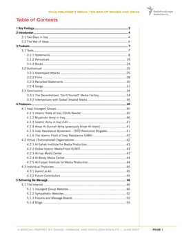 Table of Contents