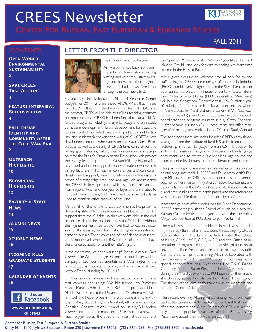 CREES NEWSLETTER FALL 2011.Indd