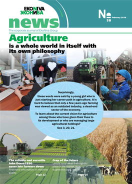 Agriculture Is a Whole World in Itself with Its Own Philosophy