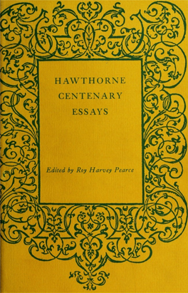 Hawthorne Centenary Essays