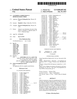(12) United States Patent (10) Patent No.: US 9.066,853 B2 Clay (45) Date of Patent: Jun