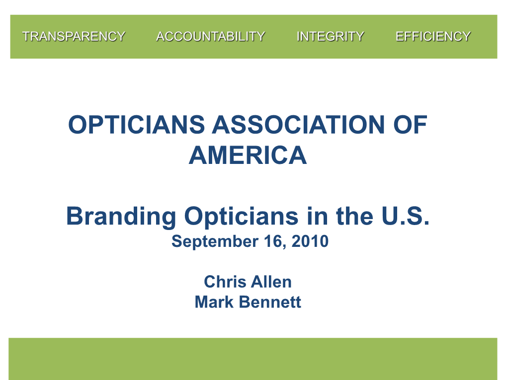 College of Opticians of Ontario