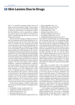 Skin Lesions Due to Drugs 28