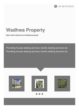 Wadhwa Property