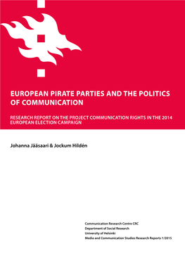 European Pirate Parties and the Politics of Communication