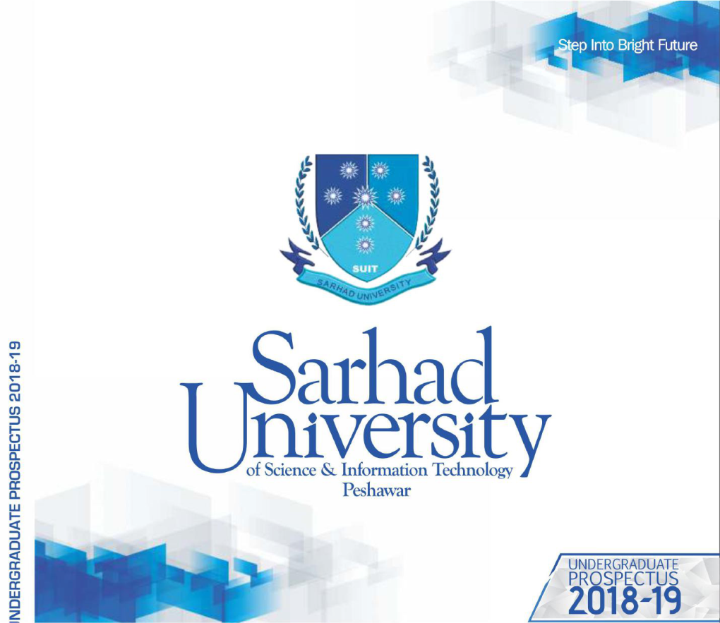 Prospectus 2017-18 of the University, I Expect an Improved Headway and Wish the New Comers a Better Future